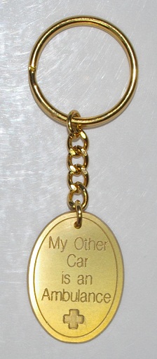 My Other Car is an Ambulance Key Chain