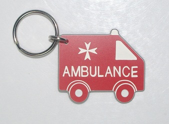 Plastic Ambulance Bag Tag