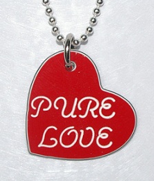 Pure Love Heart Shaped Pendant