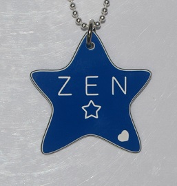 Plastic Star Pendant