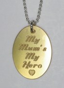 My Mum's My Hero Pendant