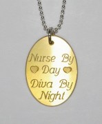 Nurse by Day Diva by Night Pendant