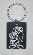 Plastic Grump Keyring