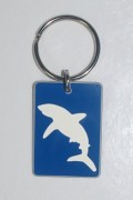 Plastic Shark Keyring